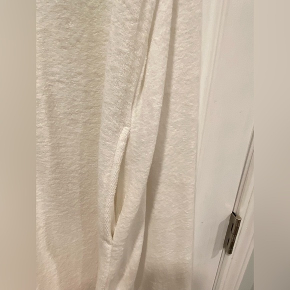 NWOT Serengeti Size XL White Terry Cloth Pullover Mini Dress Coverup Pockets - Picture 3 of 10